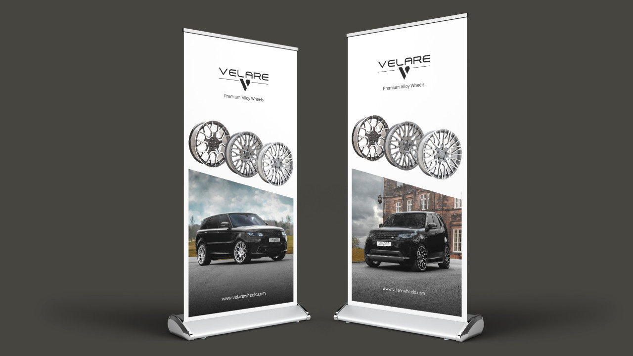 Product Photography velare wheels roller banner Wipdesigns velare wheels roller banner
