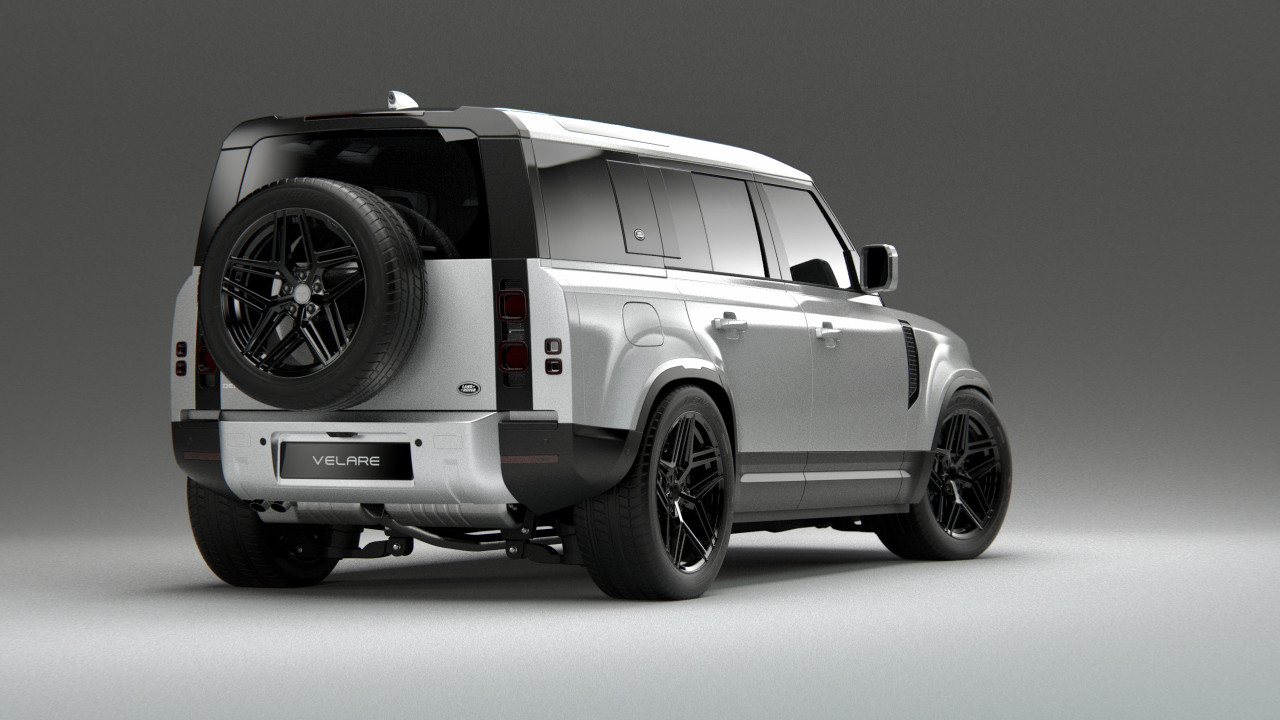 Wipdesigns Automotive CGI Photographer LandRover Defender Silver 2