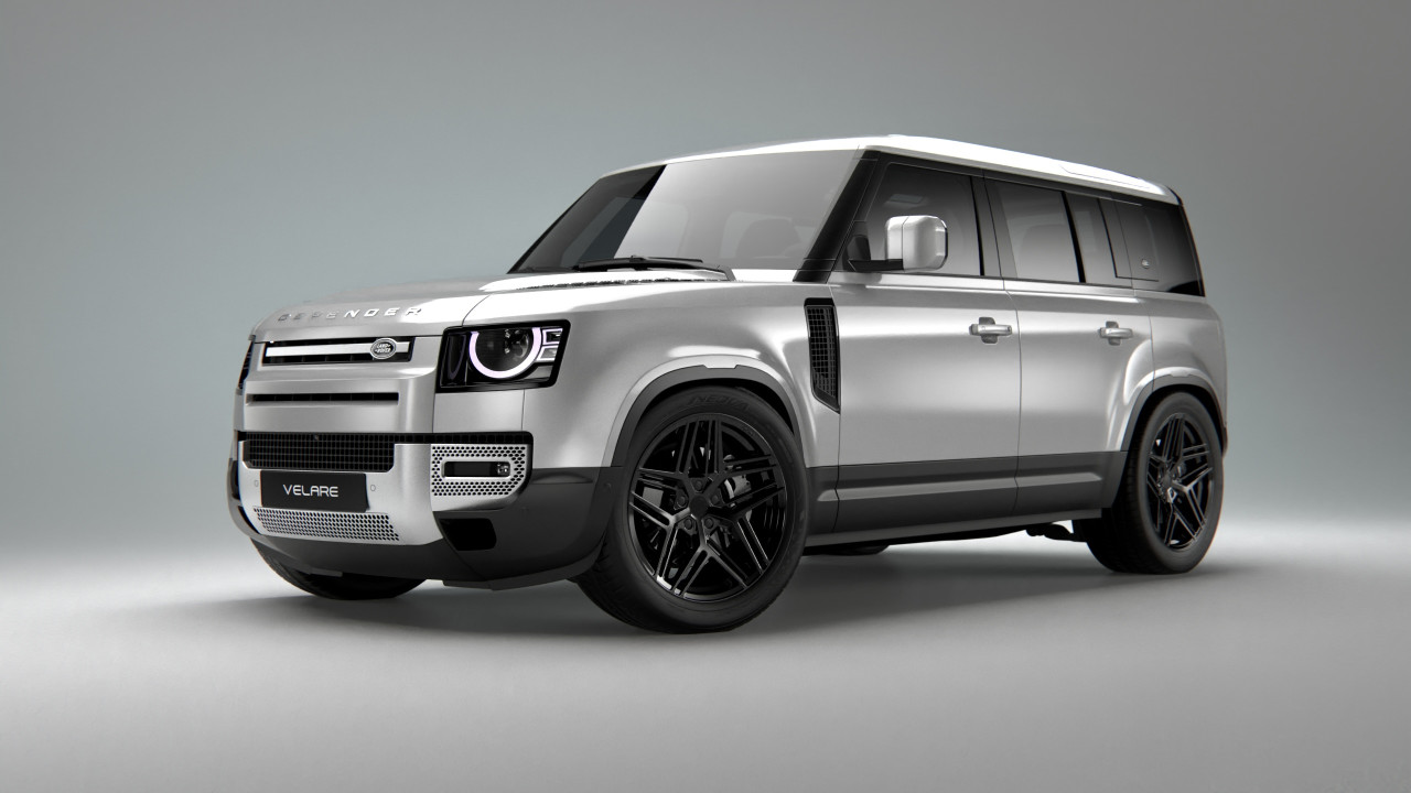 Wipdesigns Automotive CGI Photographer LandRover Defender Silver 5