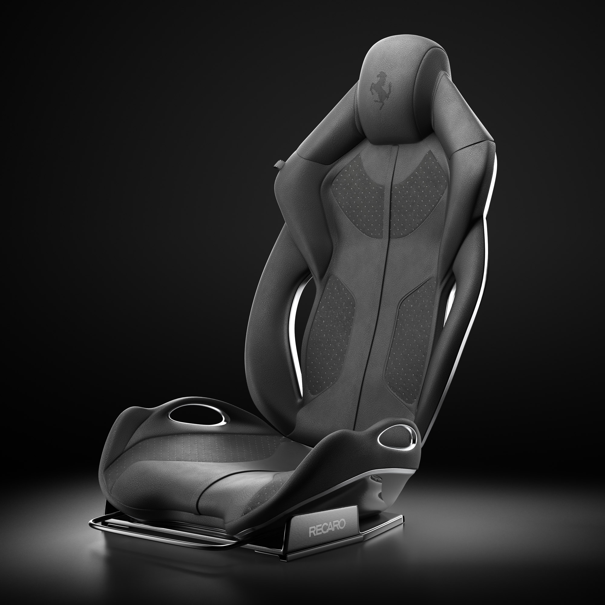 Ferrari Seat CGI 3D Product Render Wipdesigns