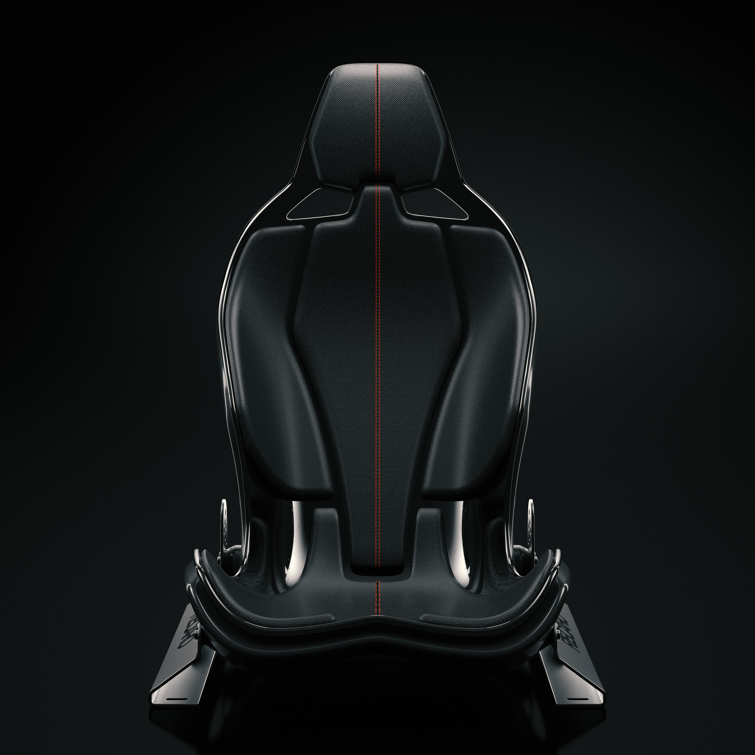 Performance Carbon Fibre Racing Seat 3D CGI Wipdesigns 4