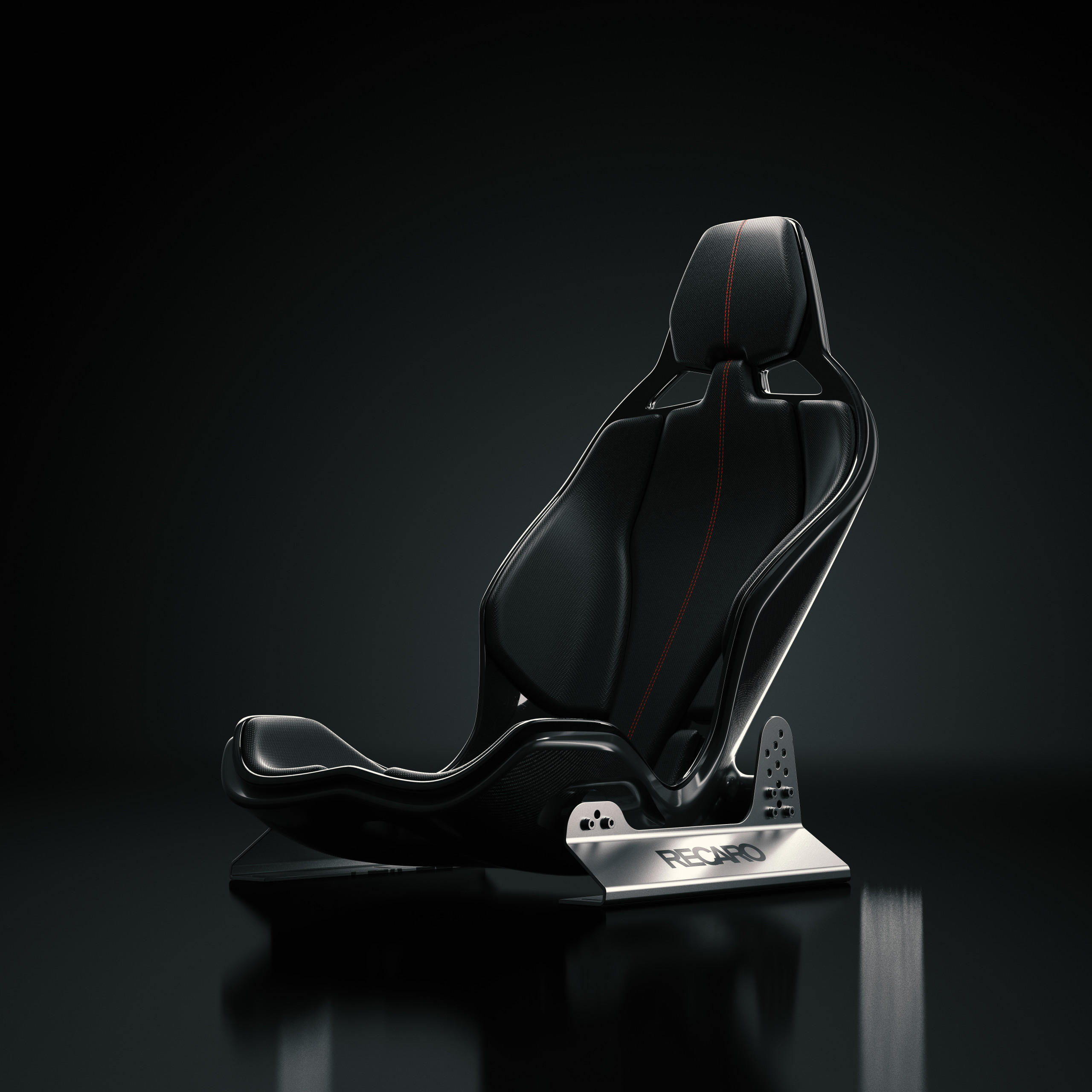 Performance Carbon Fibre Racing Seat 3D CGI Wipdesigns 6