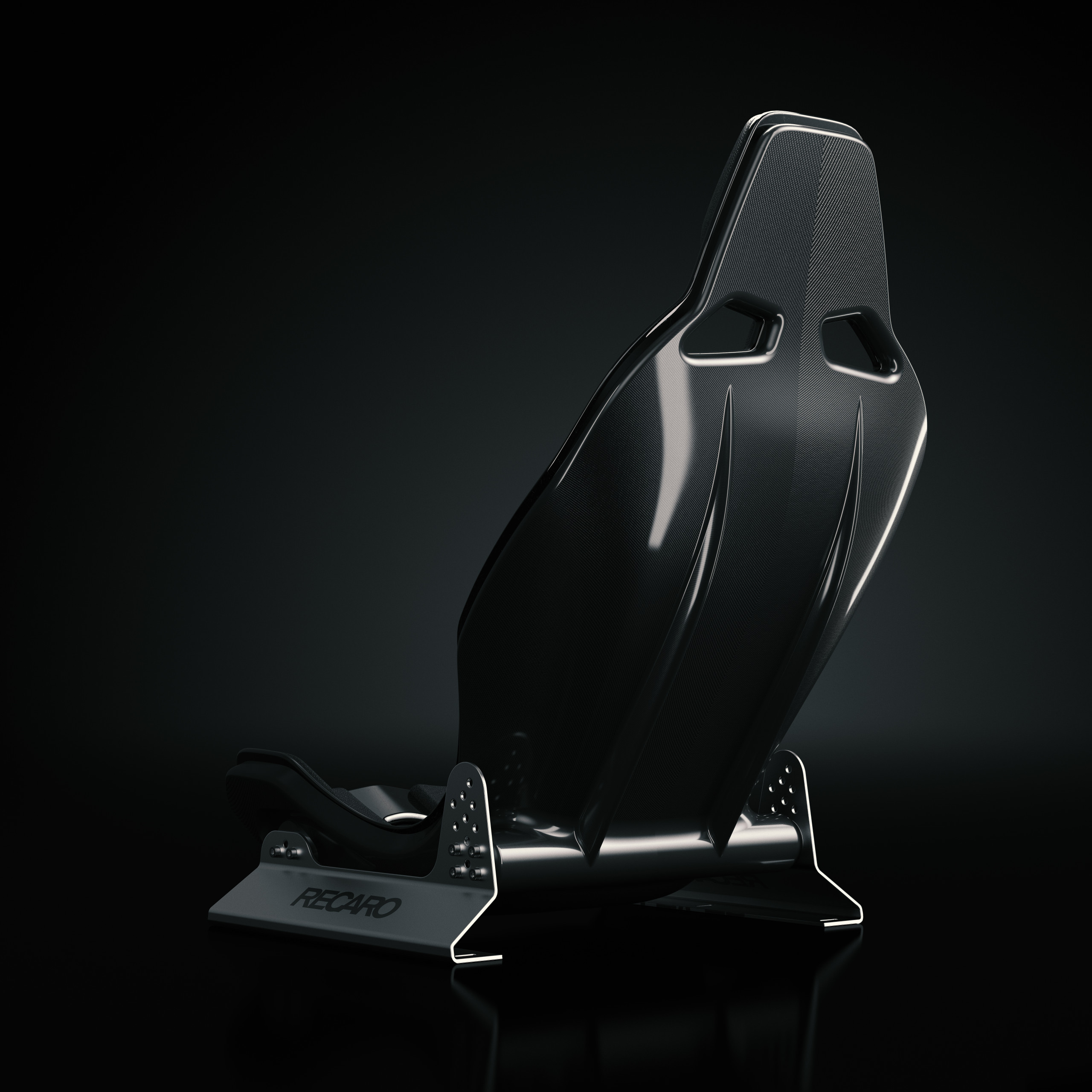 Performance Carbon Fibre Racing Seat 3D CGI Wipdesigns 7