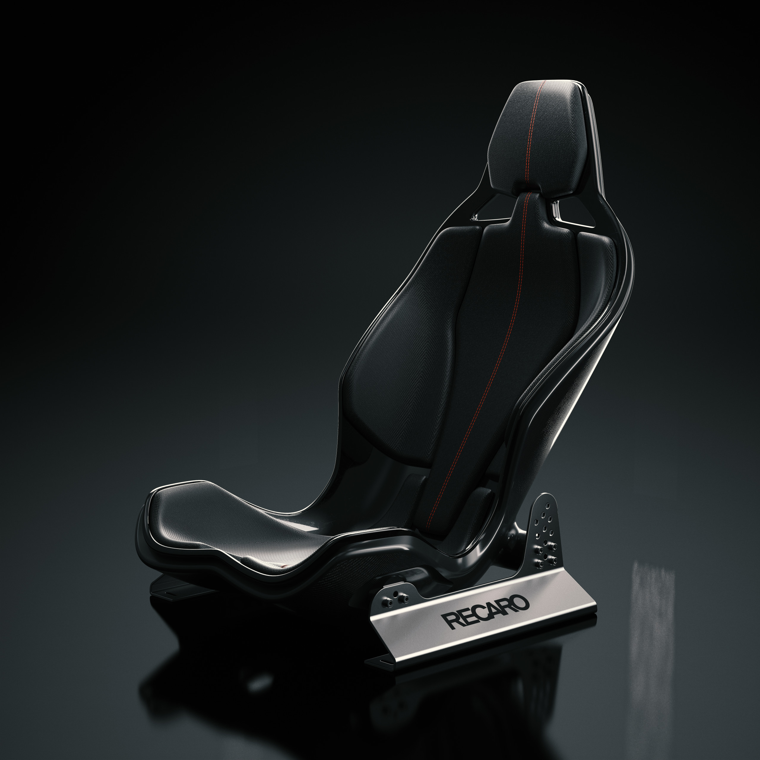 Performance Carbon Fibre Racing Seat 3D CGI Wipdesigns 8