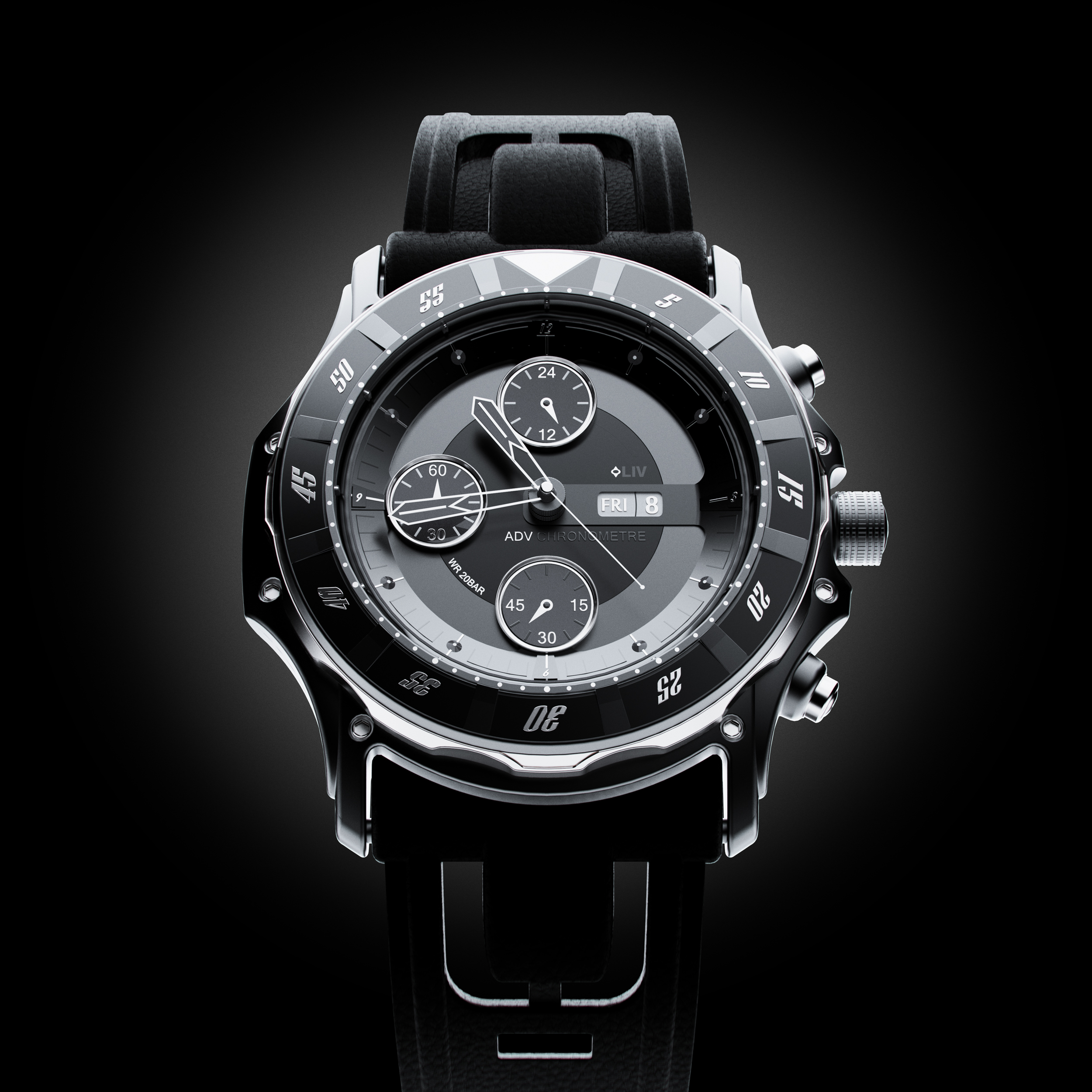 Watch 3D CGI Product Photography Wipdesigns Sheffield 1