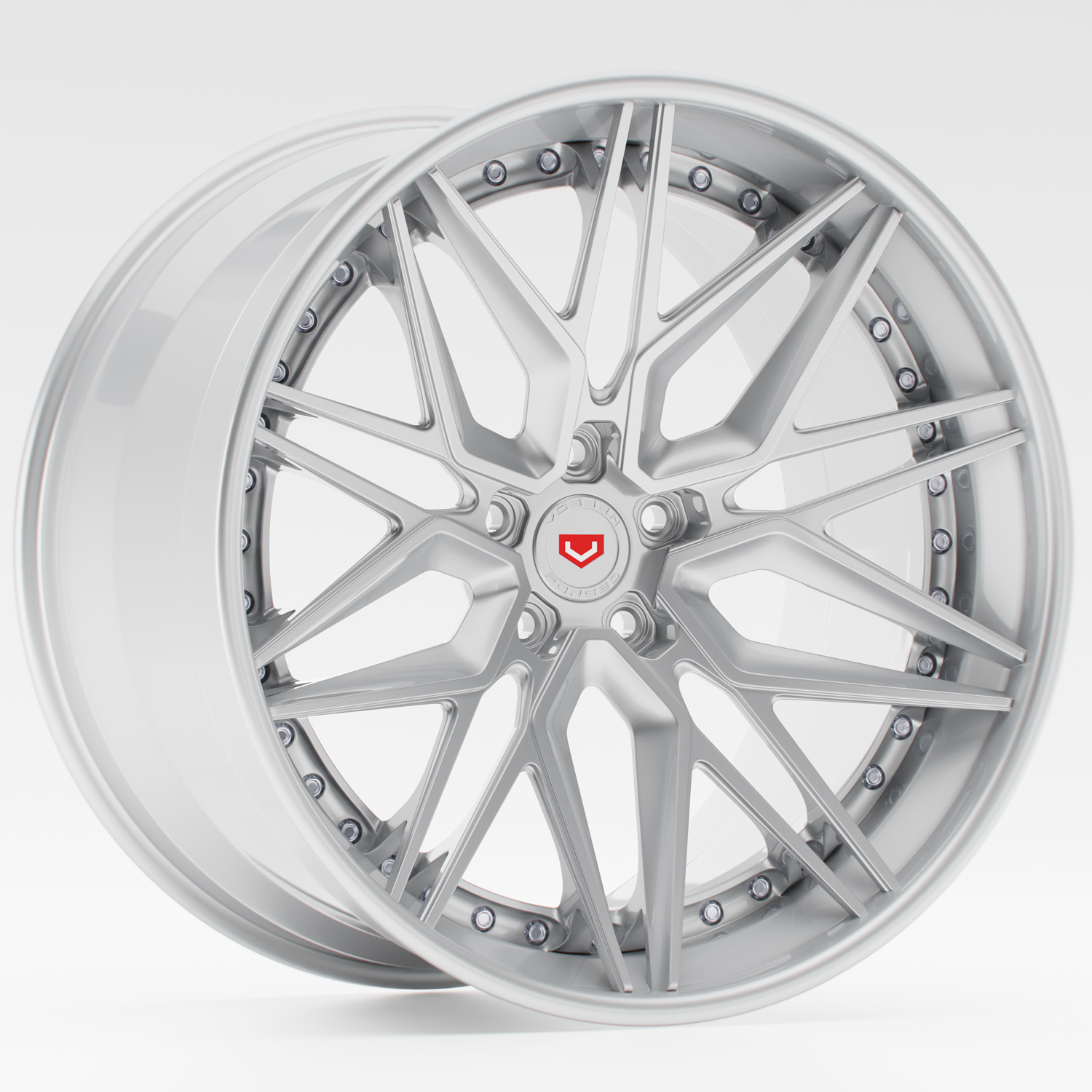Vossen Evo 5 Silver Wipdesigns 3D CGI Product Rendering