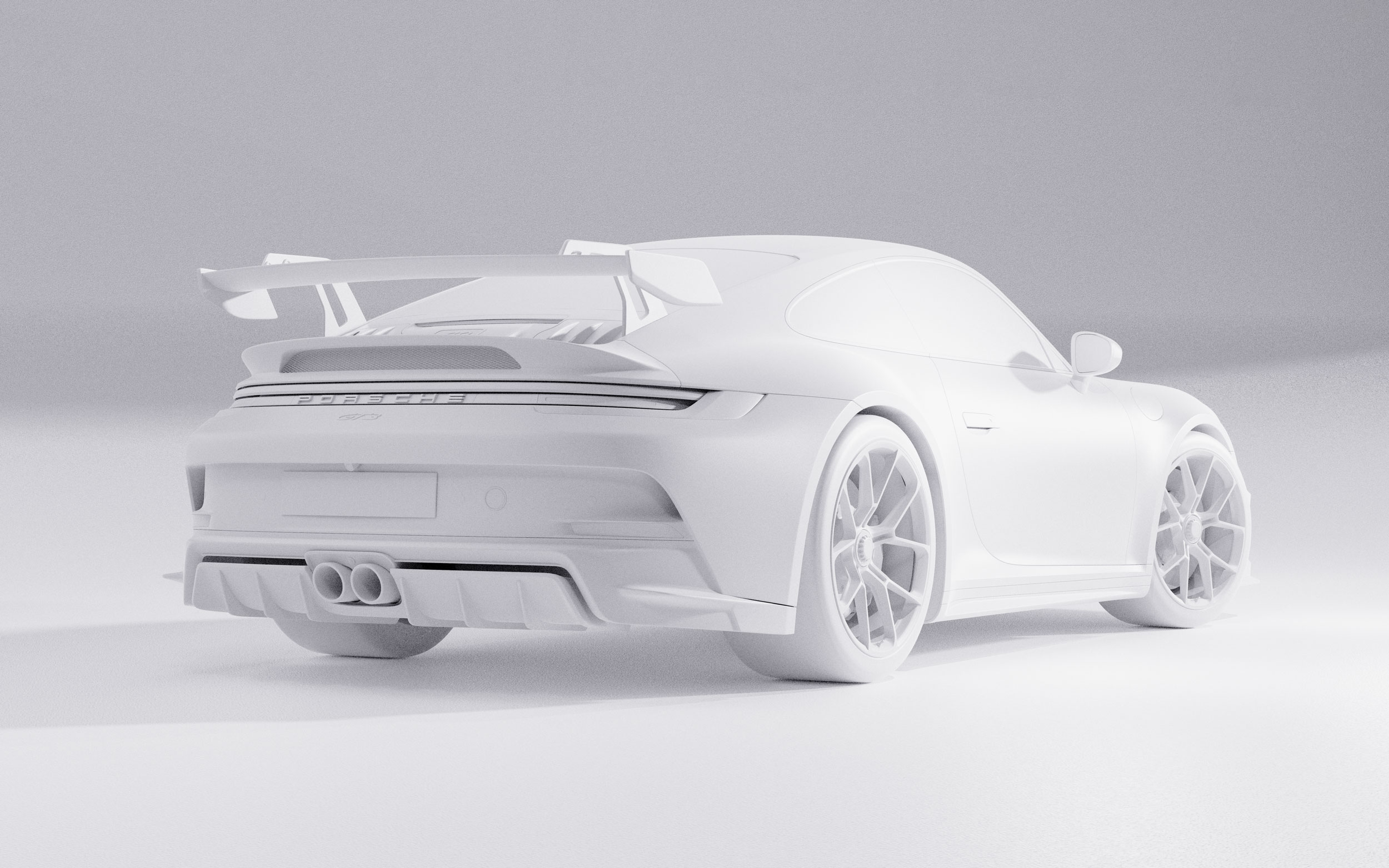 Porsche 911 GT3 2022 Wipdesigns Sheffield Automotive CGI Before