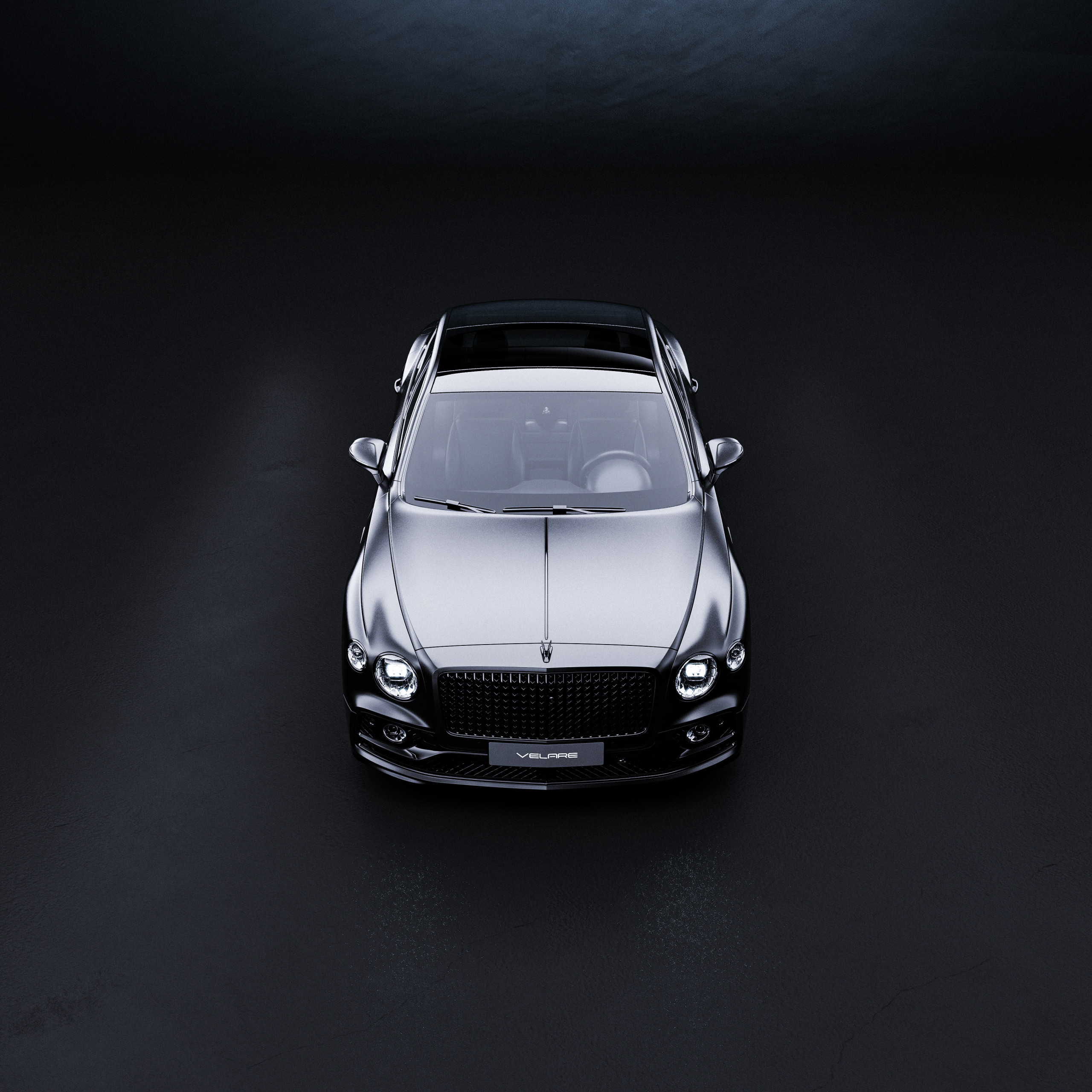 Bentley Flying Spur Matt Black Velare VLR09 Onyx Black Wipdesigns CGI Product Visualisation UK (22)