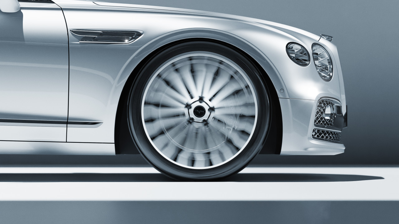 CGI 3D Product Visualisation SCENE Tunnel.2437 Wipdesigns Bentley Flying Spur Velare VLR09 Tunnel