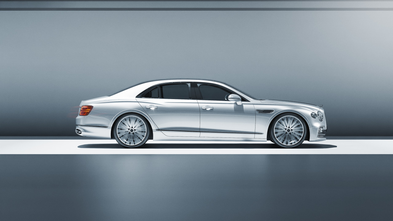CGI 3D Product Visualisation SCENE Tunnel.2442 Wipdesigns Bentley Flying Spur Velare VLR09 Tunnel
